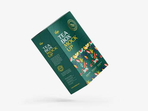 Tea Box Packaging Mockup - 429055234