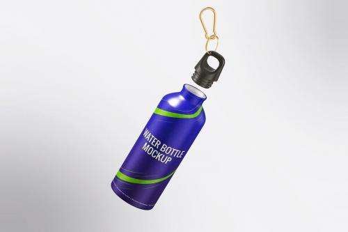 Travel Water Bottle Mockup