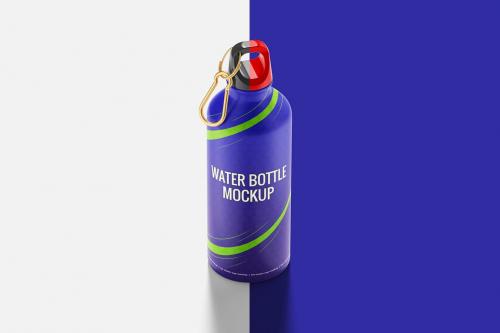 Travel Water Bottle Mockup