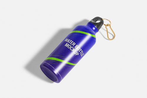 Travel Water Bottle Mockup