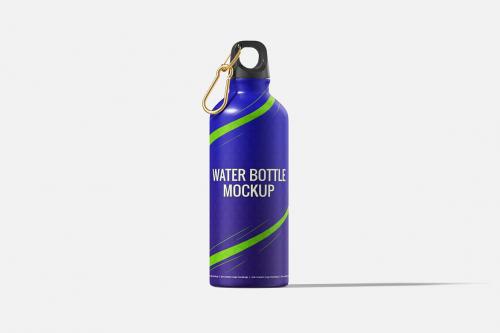 Travel Water Bottle Mockup