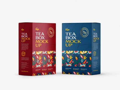 Tea Box Packaging Mockup - 429055322