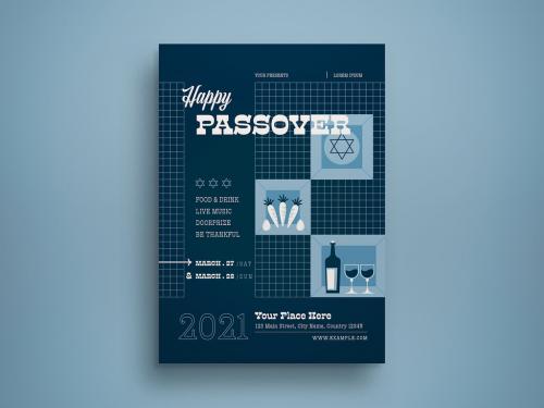 Passover Flyer Layout - 429264441