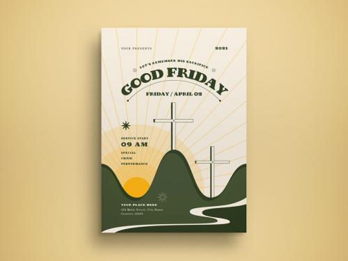 Good Friday Flyer Layout - 429264527