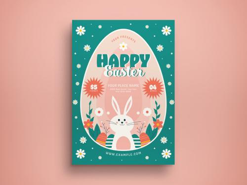 Happy Easter Flyer - 429264552