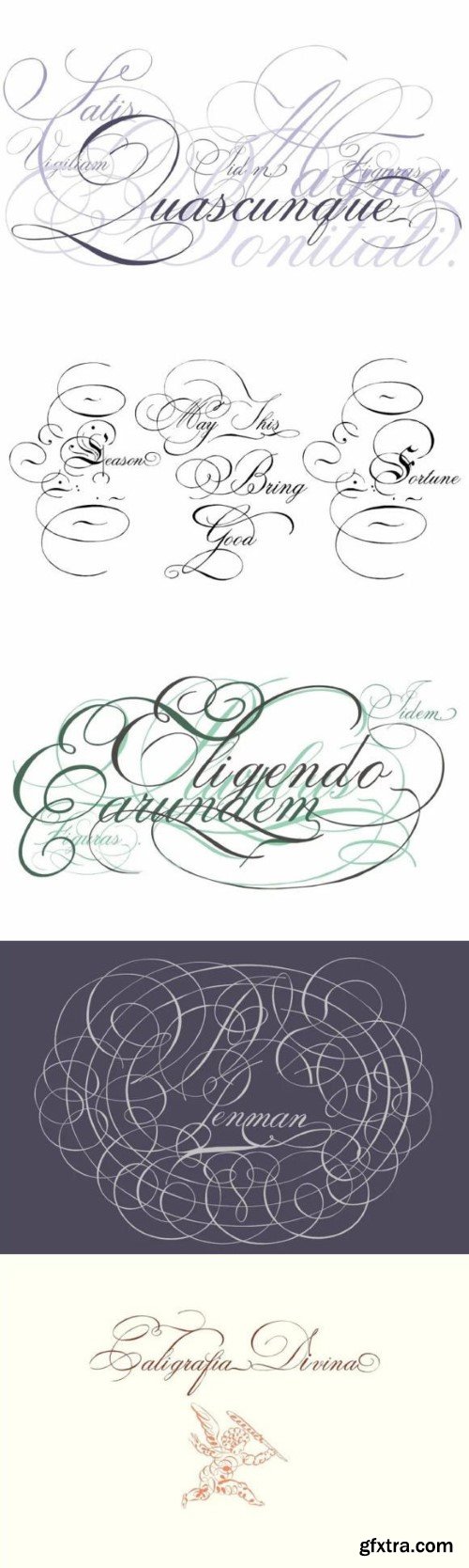 Indenture English Penman Font