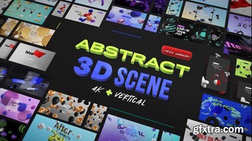 Videohive Abstract 3D Scene 50689439