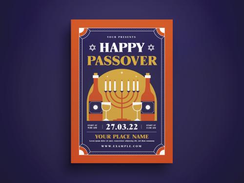 Passover Flyer Layout - 429264696