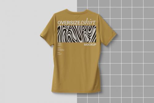 Oversize Tshirt Womens Mockup