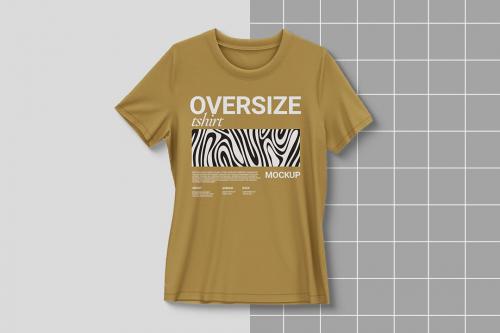 Oversize Tshirt Womens Mockup