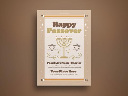 Passover Flyer Layout - 429264700