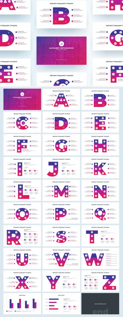 Alphabet Infographic Presentation Layout - 429484105