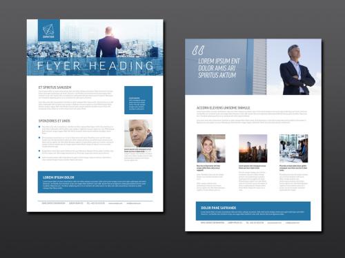 Modern Business Corporate Brochure Flyer Design Template - 429648143