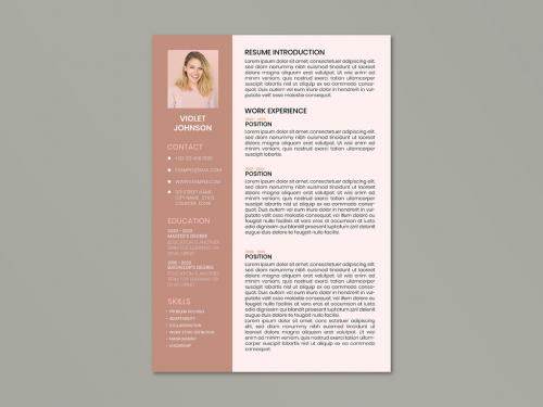 Creative Resume Editable Layout - 430212144