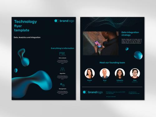 Editable Technology Presentation Layout - 430212158