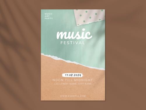 Music Festival Poster Layout - 430212208
