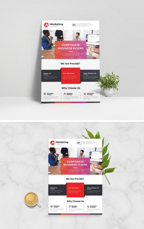 Red Business Flyer Layout - 430230888