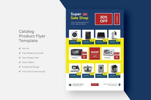 Product Flyer Template Design