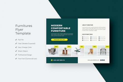 Furniture Flyer Template Design