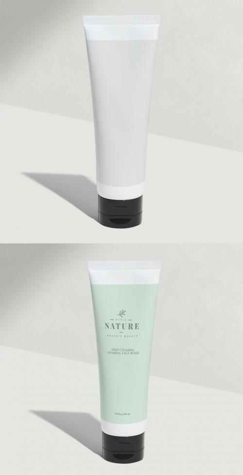 White Beauty Care Tube Mockup - 430430185