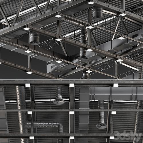 Ceiling Ventilation Black