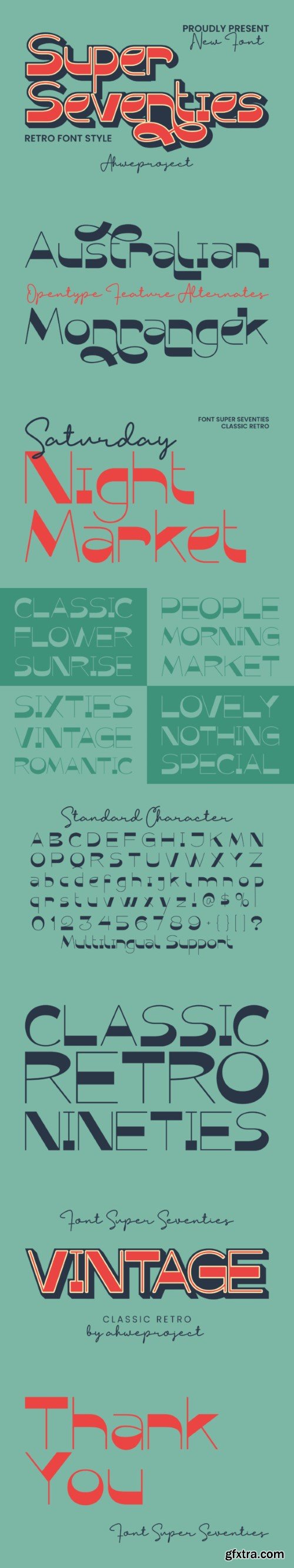 Super Seventies Font