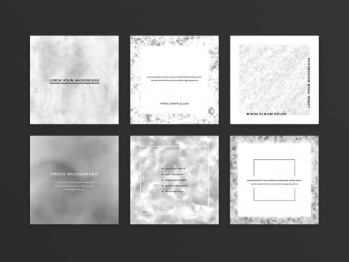 Creative Social Media Layouts with Tower Grey Accent - 431982382