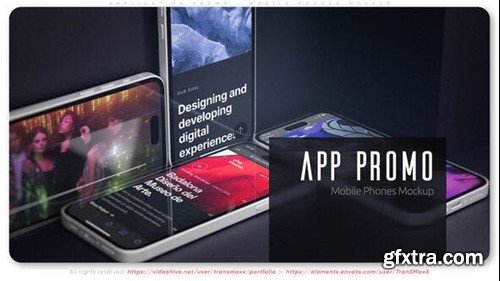 Videohive Application Promo - Mobile Phones Mockup 50751006