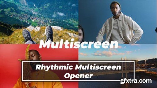 Videohive Rhythmic Multiscreen Opener 50771908