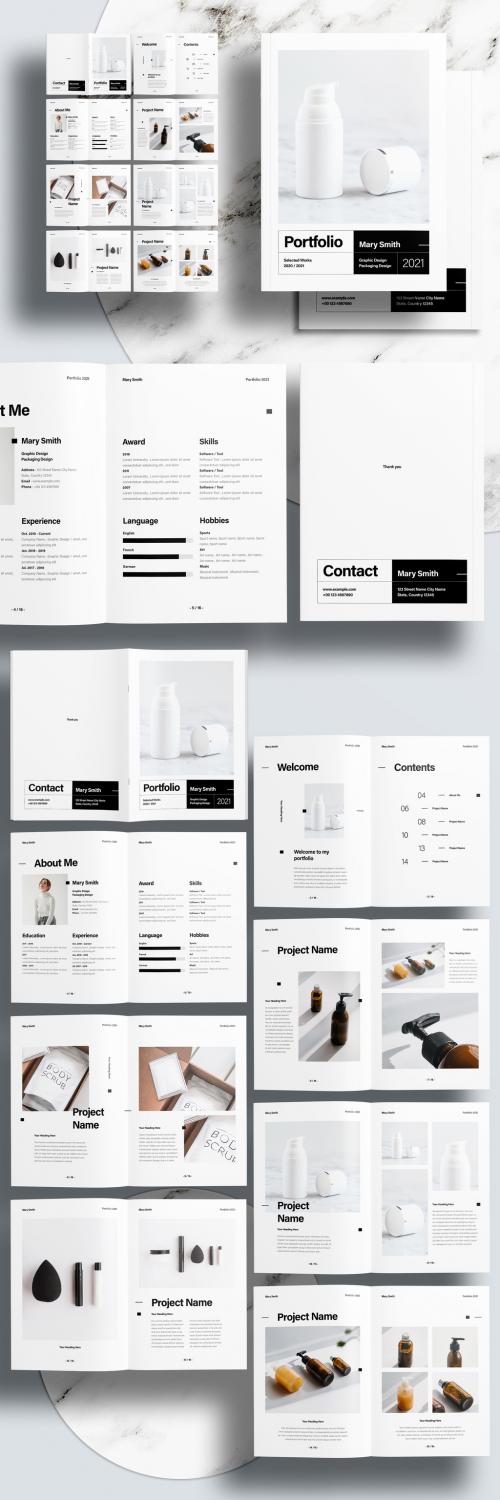 Modern Portfolio Layout - 432024052