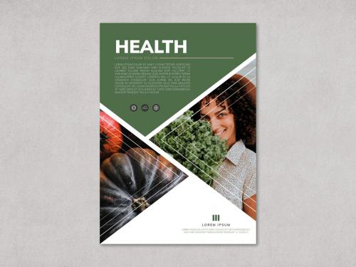 Healthy Food Poster Design Layout - 432392537