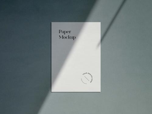 Minimal Paper Stationery Mockup - 432886928