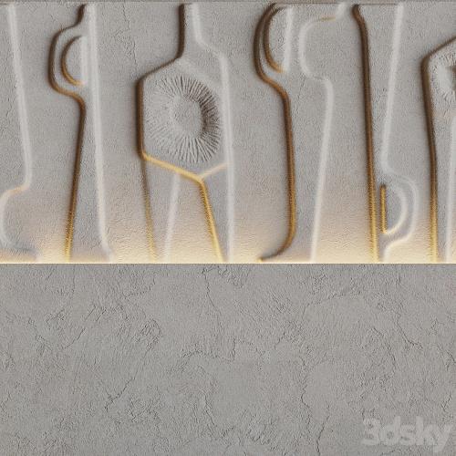 Decorative 3D panel 005