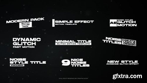 Videohive Glitch Titles 50767856