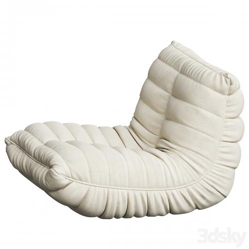 Suede Armless Bean Bag Chair & Lounger by Trule