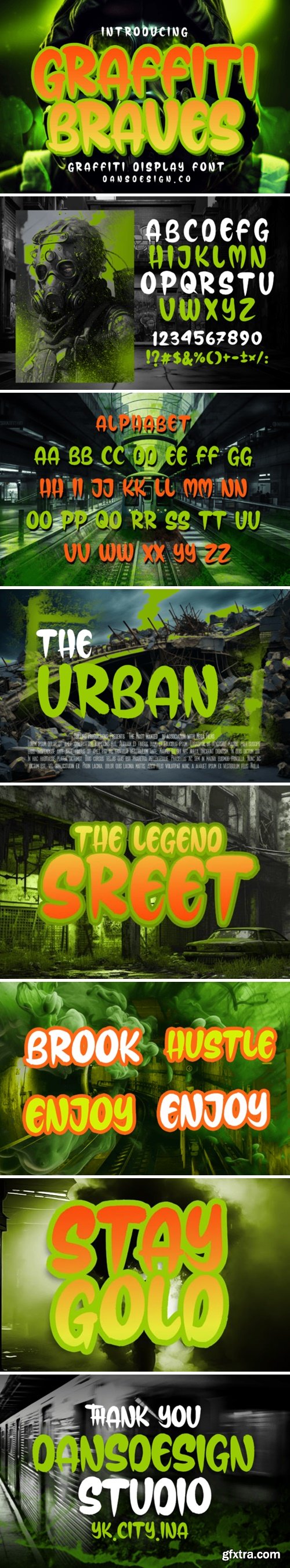 Graffiti Braves Font