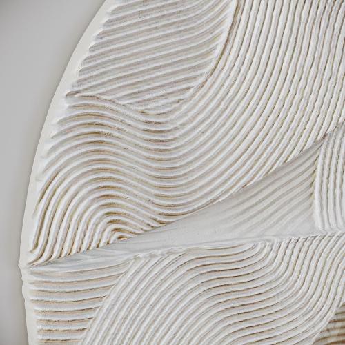 Wall decor WHITE SPHERE RELIEF by Krogh Andersen