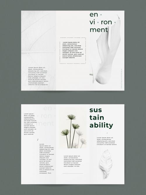 Environmental Campaign Brochure Layout - 433120892