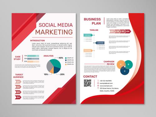 Social Media Marketing Poster Editable Layout - 433121013