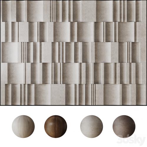 Decorative 3D wall panel 013