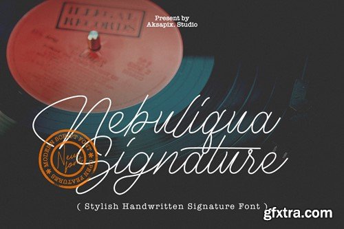 Nebuliqua - Stylish Signature Font EL6JEEV