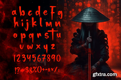 Hatsune Brush Display Font 5XRDC6A