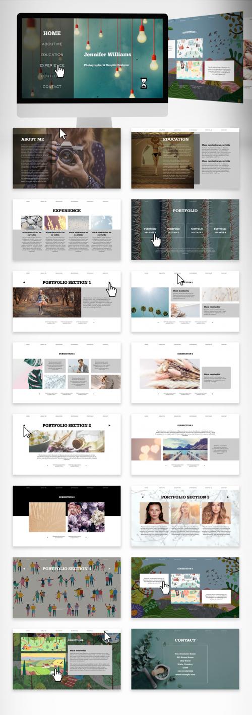 Digital Interactive Portfolio Template - 433272241