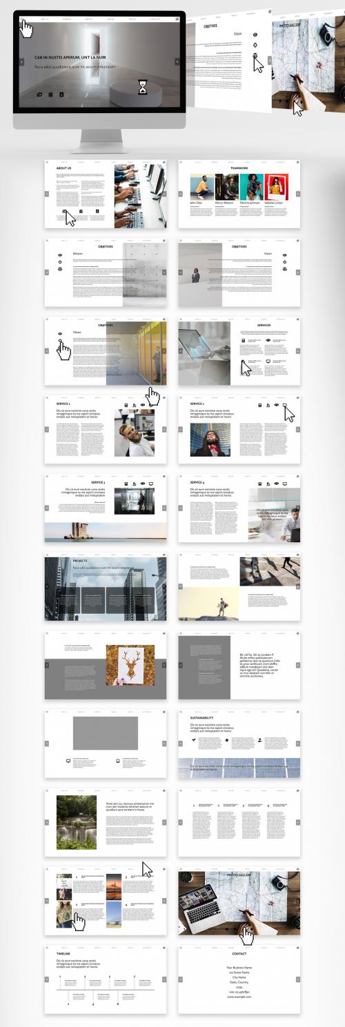 Digital Interactive Portfolio Template - 433272260