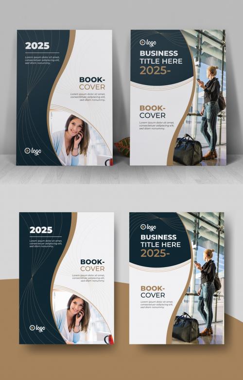Book Cover Design Layout Premium Vector - 433290578