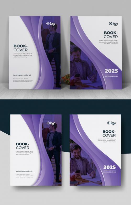 Corporate Book Cover Design Vector Layout - 433290582