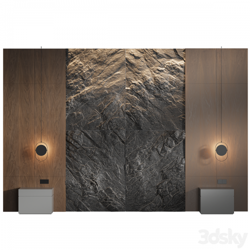 Rock Headboard 04 | Headboard