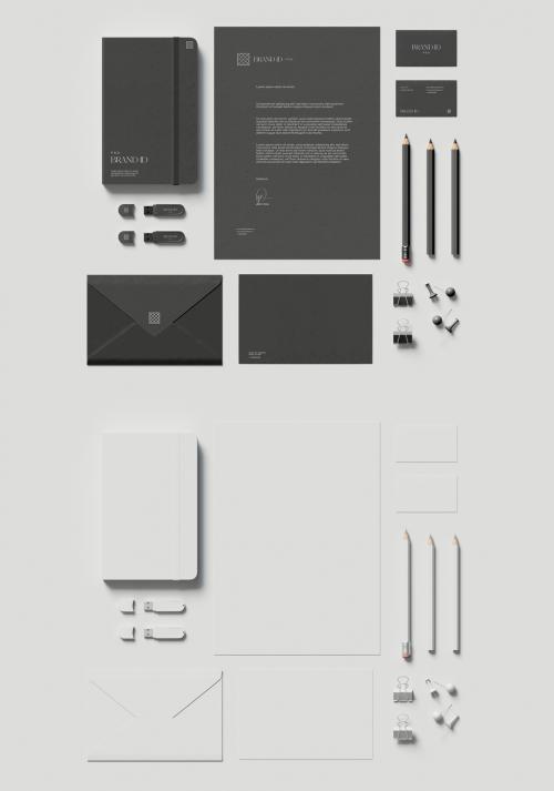 Stationery Set Mockup - 433486211