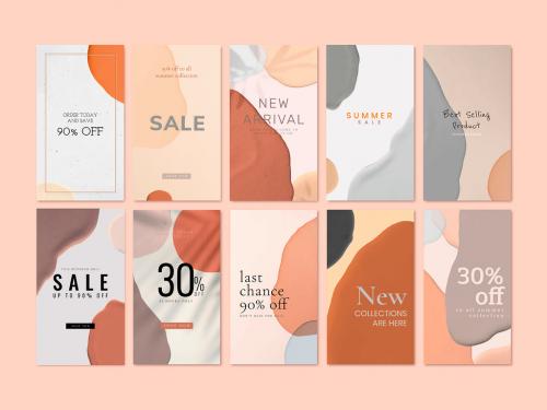 Fashion Sale Template Collection - 434381386