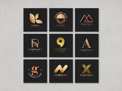 Luxury Business Logo Collection - 434381431